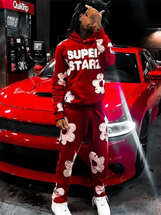 Hip-Hop Letter Print Hoodie