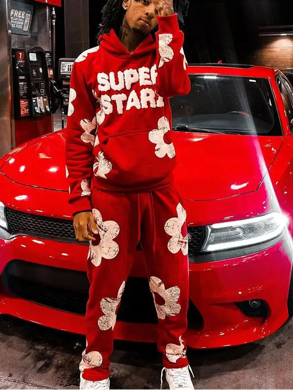 Hip-Hop Letter Print Hoodie