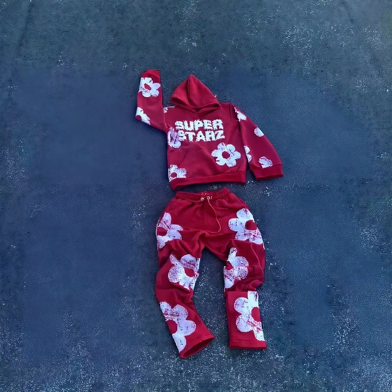 Hip-Hop Letter Print Hoodie