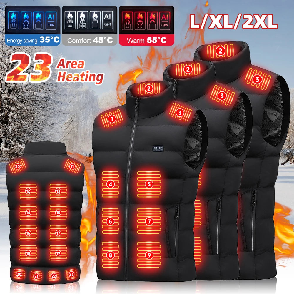 Heated Vest- Smart Heating Jacket