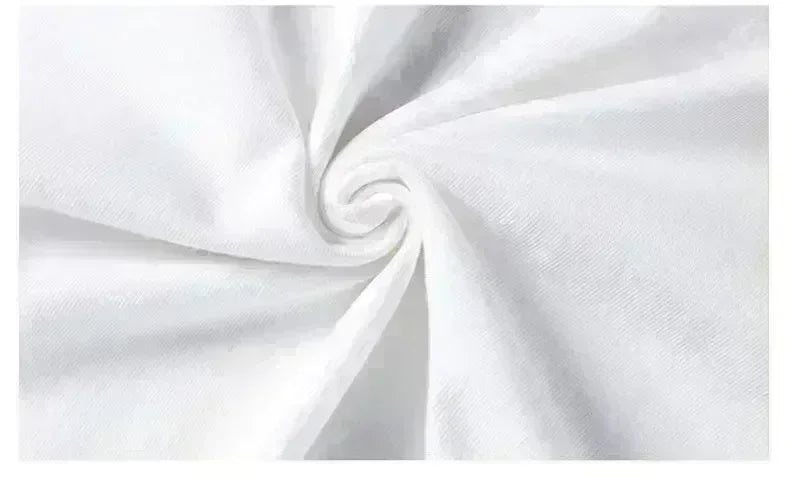 Close-up of soft white fabric showcasing its texture and quality for apparel designs.