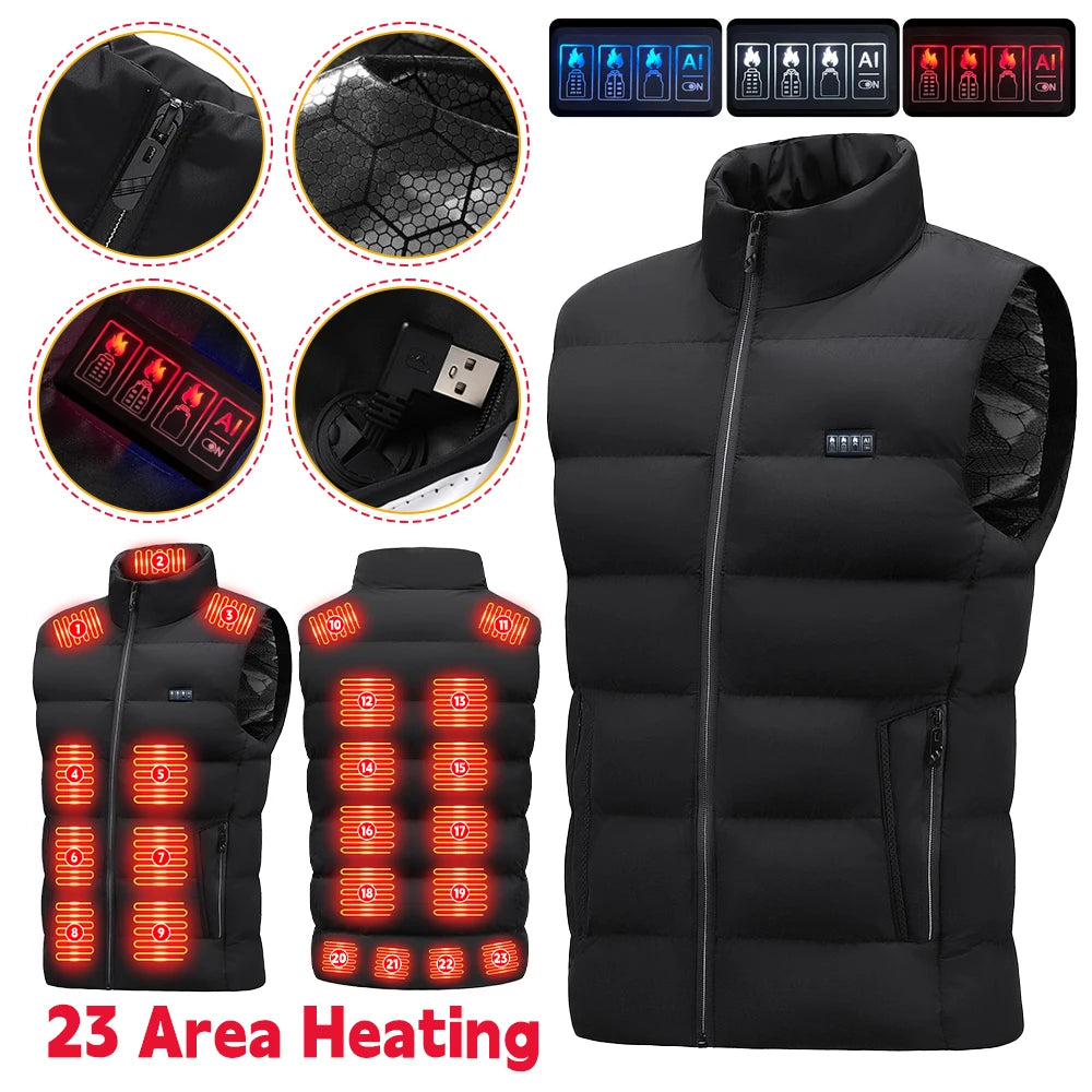 Heated Vest- Smart Heating Jacket