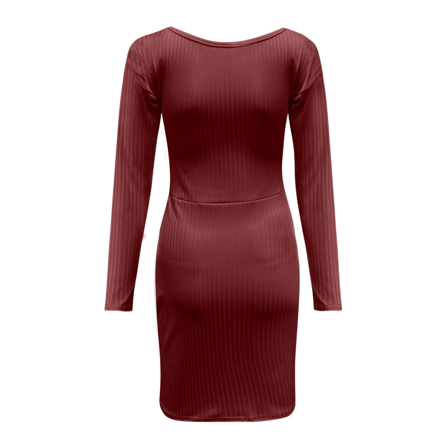 Women's Slim Knitted Bodycon Dress