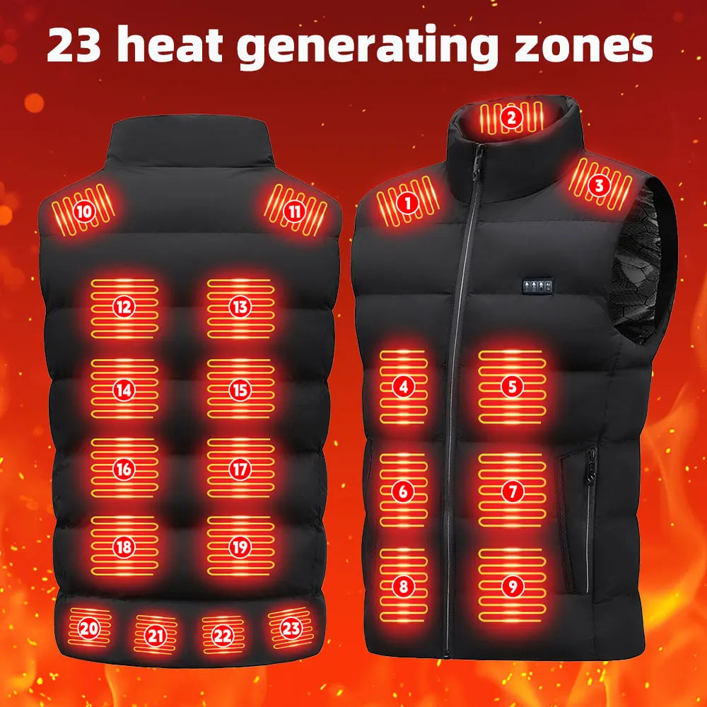 Heated Vest- Smart Heating Jacket