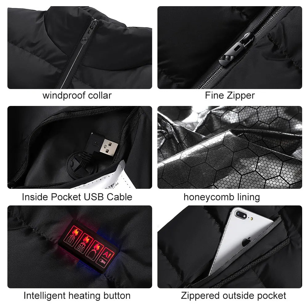 Heated Vest- Smart Heating Jacket