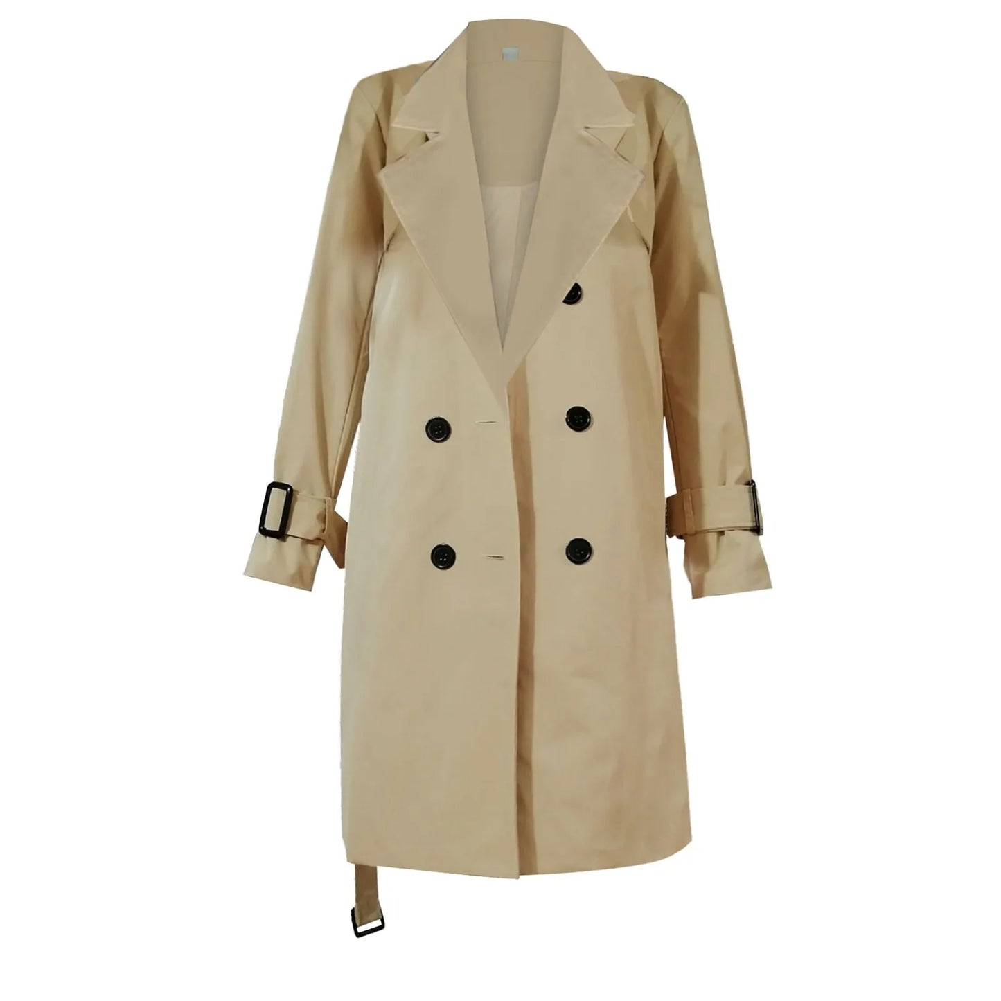 Women's Trench Casual Solid Color Coat