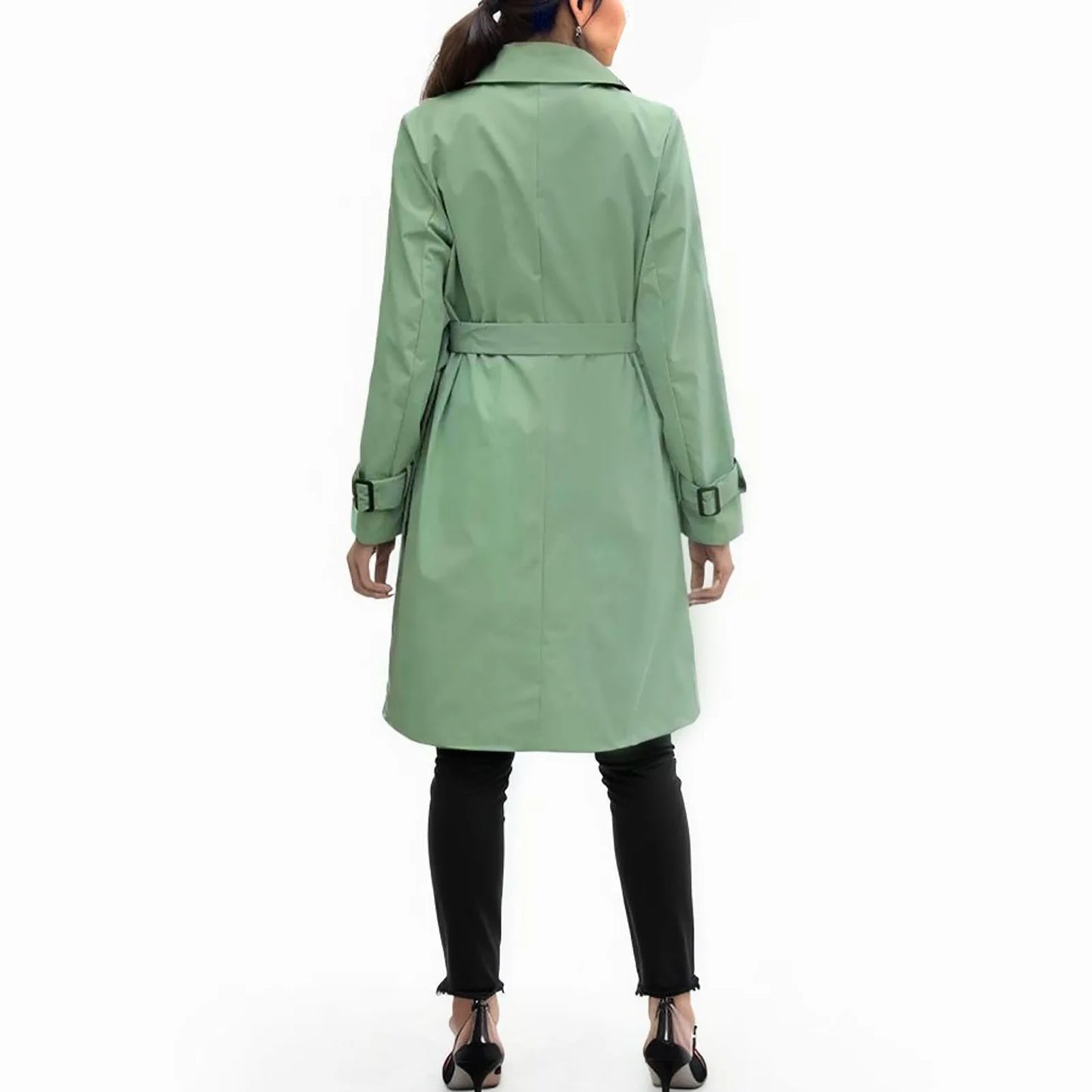 Women's Trench Casual Solid Color Coat