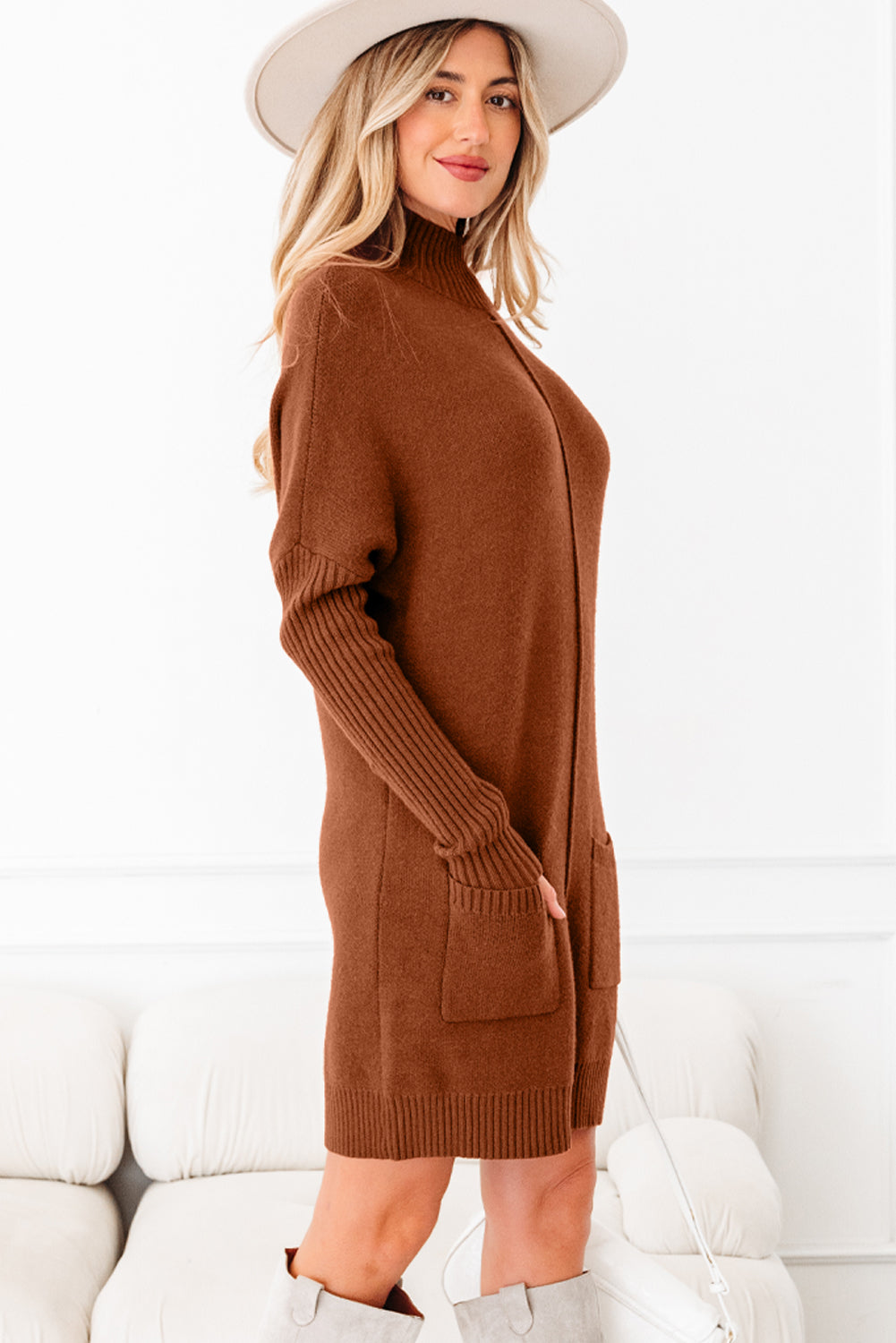 Mia Center Seam Shift Sweater - Signature by Sam