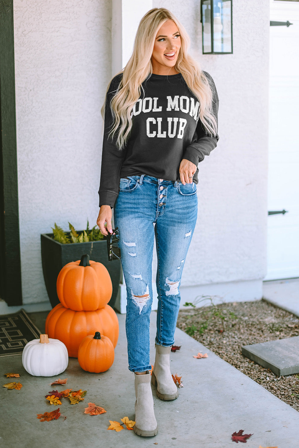 Islaira Club Drop Shoulder Sweatshirt